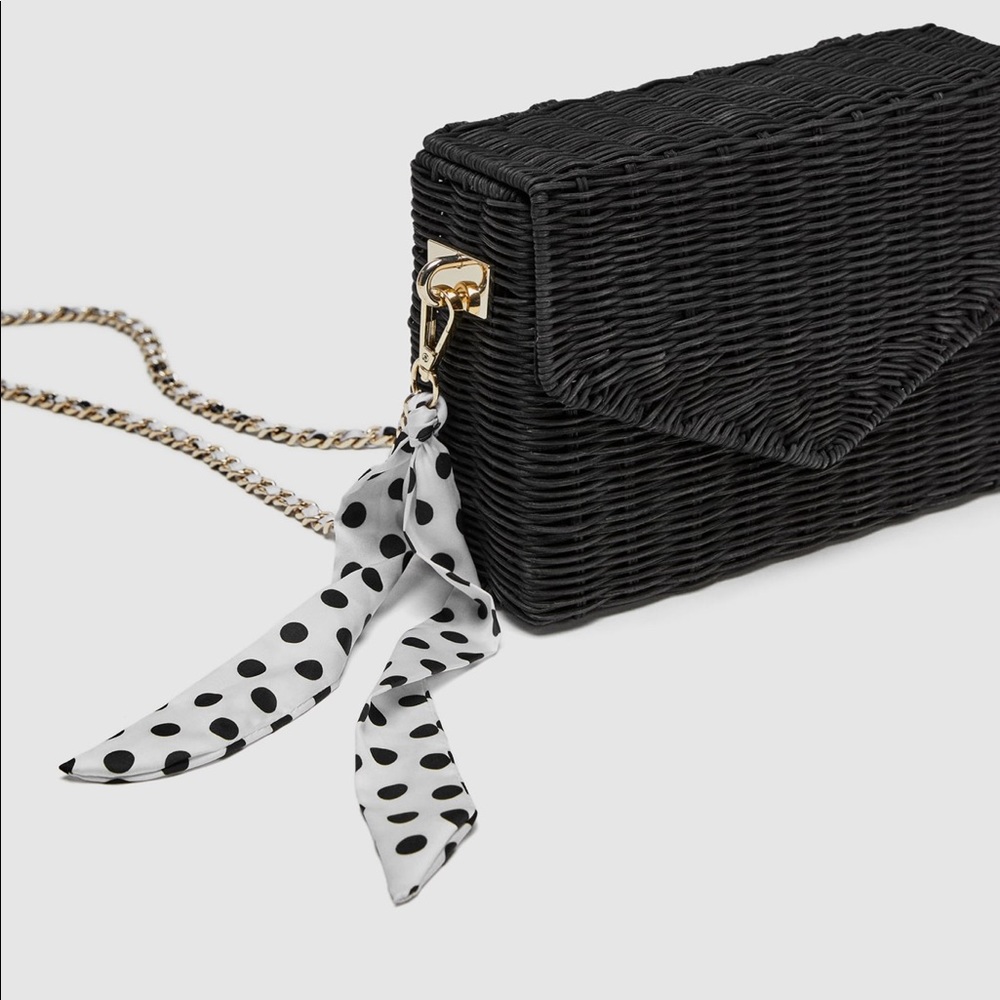 RAFFIA CROSS-BODY BAG
